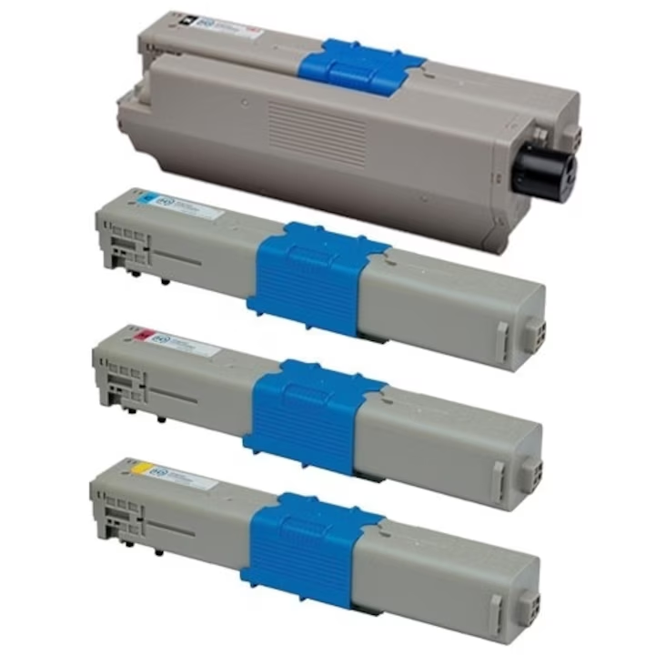 Set 4 cartuse toner, compatibil cu Oki C332 si MC363 black/cyan/magenta/yelow