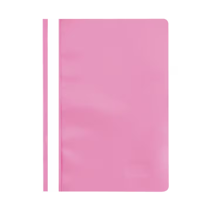 Dosar plastic Noki cu sina si perforatii, 50 buc/set, roz