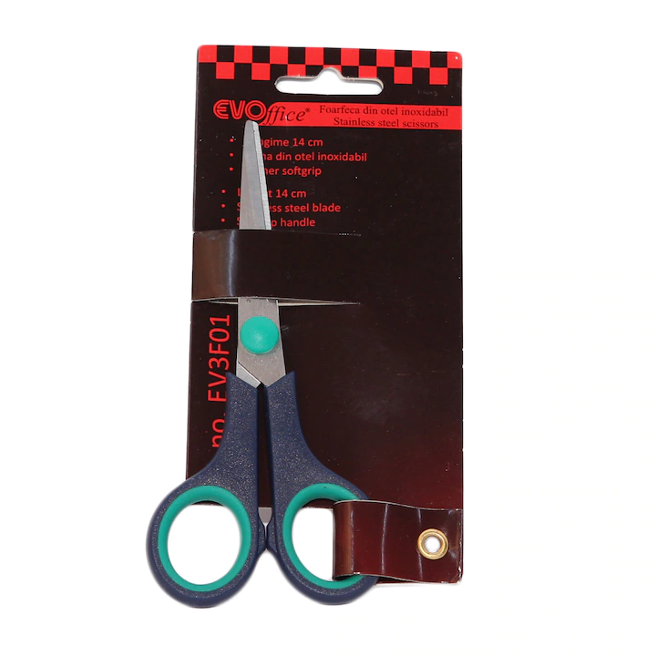Foarfeca EVOffice, 14 cm, maner softgrip