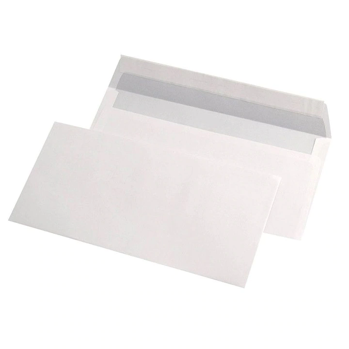Plic DL (110*220 mm) alb, siliconic, 80 gr/mp 100buc/set