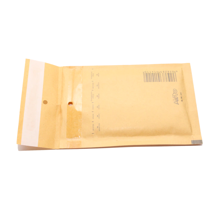 Plic antisoc ext 120*175mm, int 100*165mm kraft,siliconic,clapa dreapta, set 10 buc