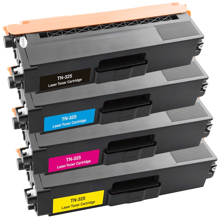 Set 4 cartuse toner, compatibile Brother TN328 , TN325 , TN320 6000 pag , black, cyan, magenta, yellow