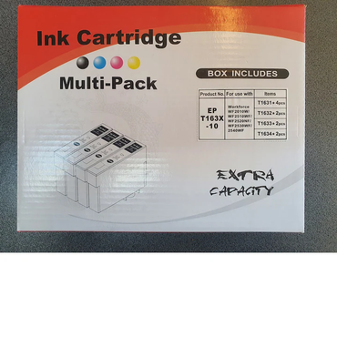 Set 10 cartuse cerneala compatibile EPSON 16XL, T1631, T1632, T1633, T1634