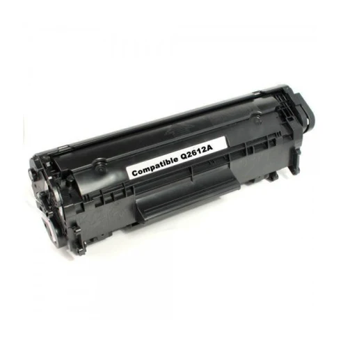 Cartus toner compatibil HP/Canon Q2612A XL, 3000 pagini, negru