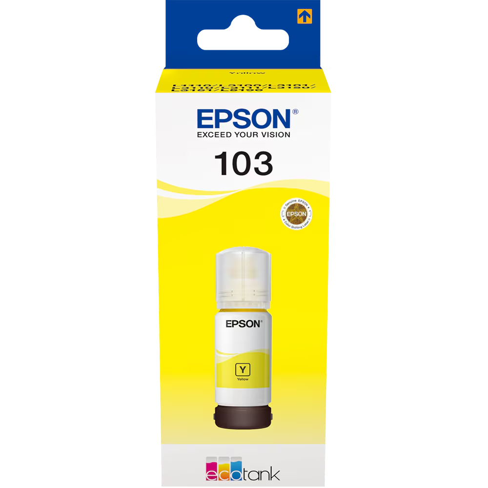 Set 4 Flacoane Cerneală Originală Epson 103 EcoTank