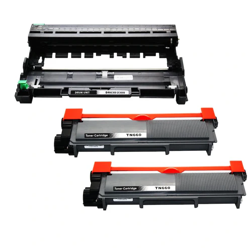 Set 2 Cartus toner compatibile Brother TN2320/TN660/TN2380 + unitate cilindru DR2300