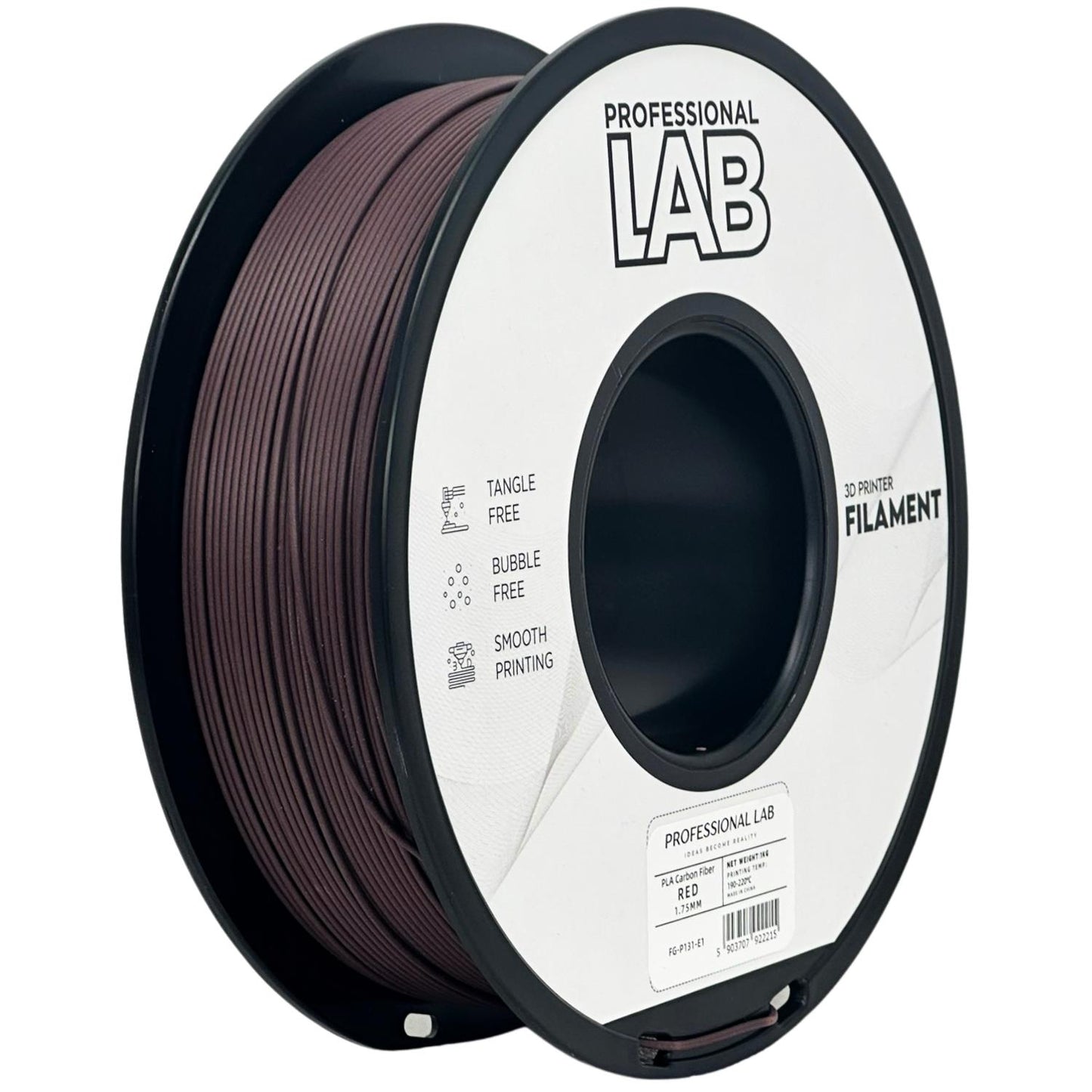 PLA Carbon Fiber Red | Prof. Lab