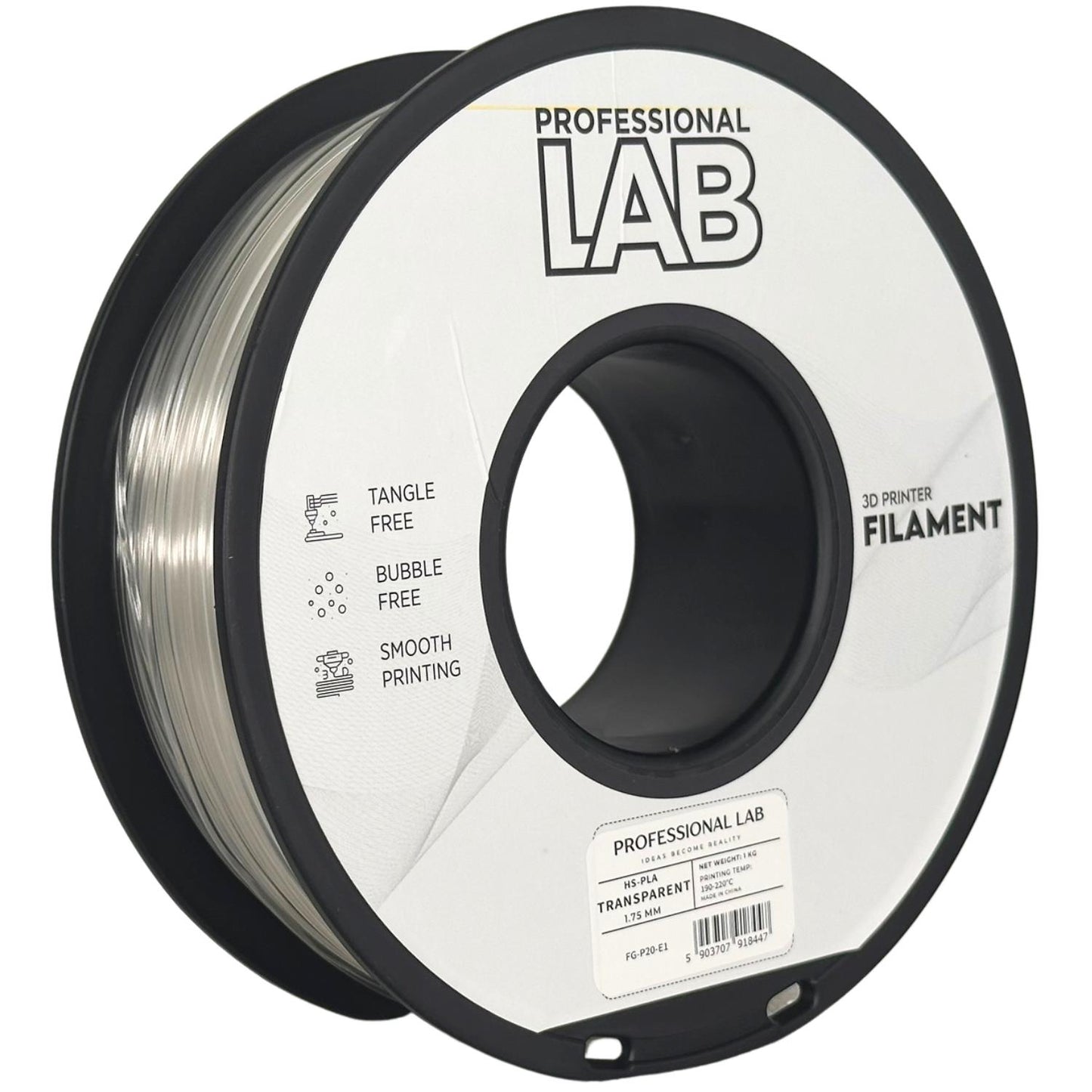 HS-PLA transparent | Prof. Lab