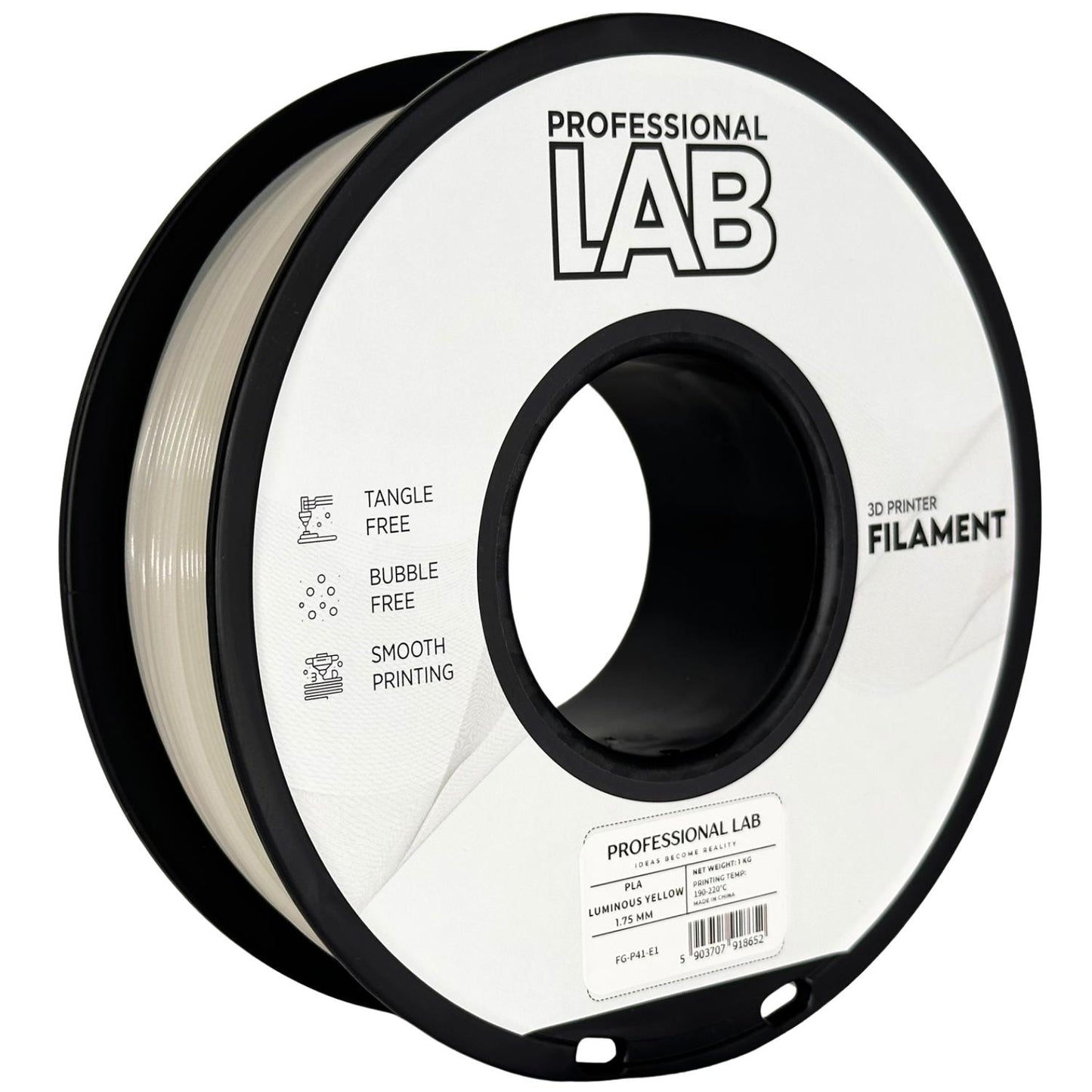 PLA luminous yellow | Prof. Lab