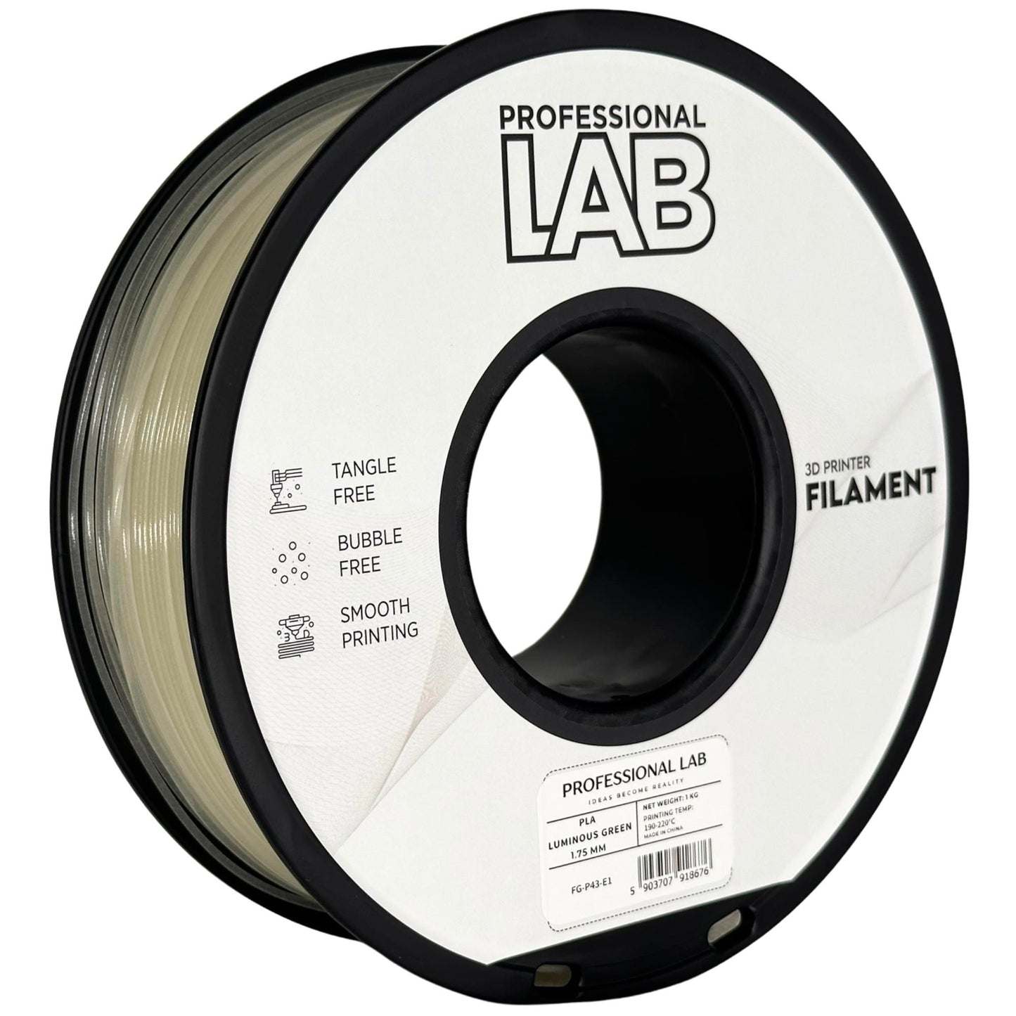 PLA luminous green | Prof. Lab