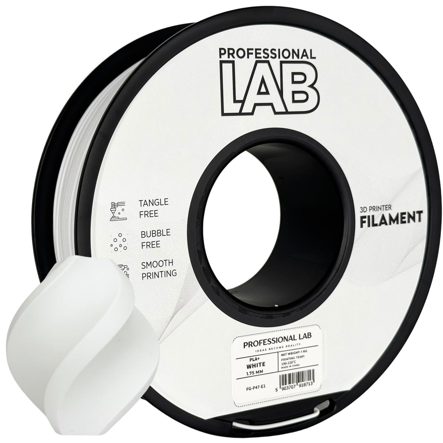 PLA+ white | Prof. Lab