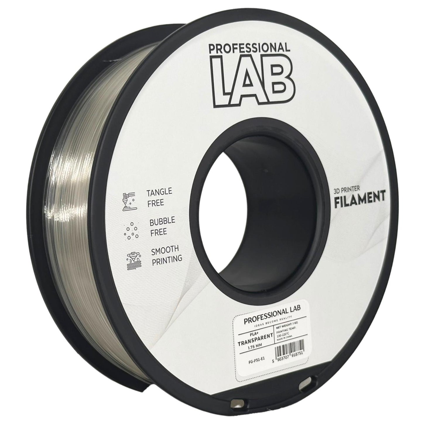 PLA+ transparent | Prof. Lab