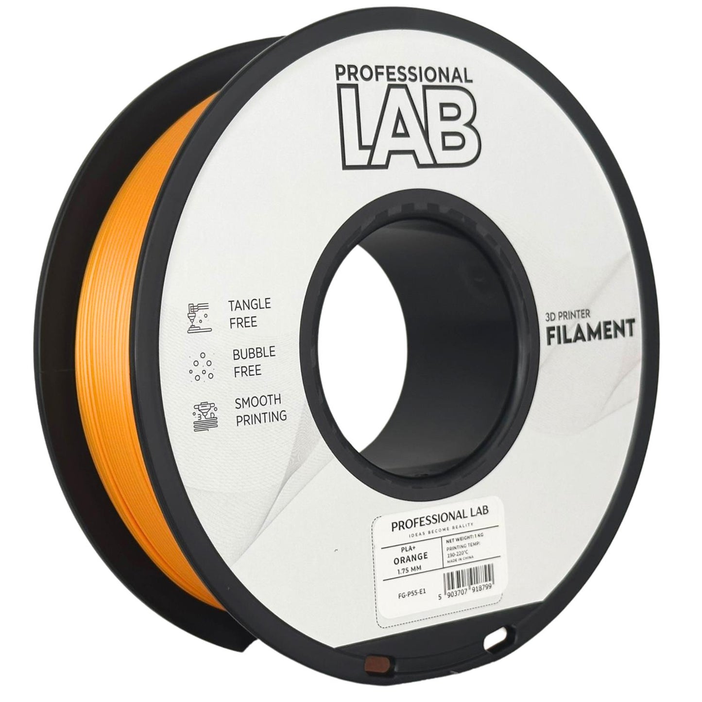 PLA+ orange | Prof. Lab