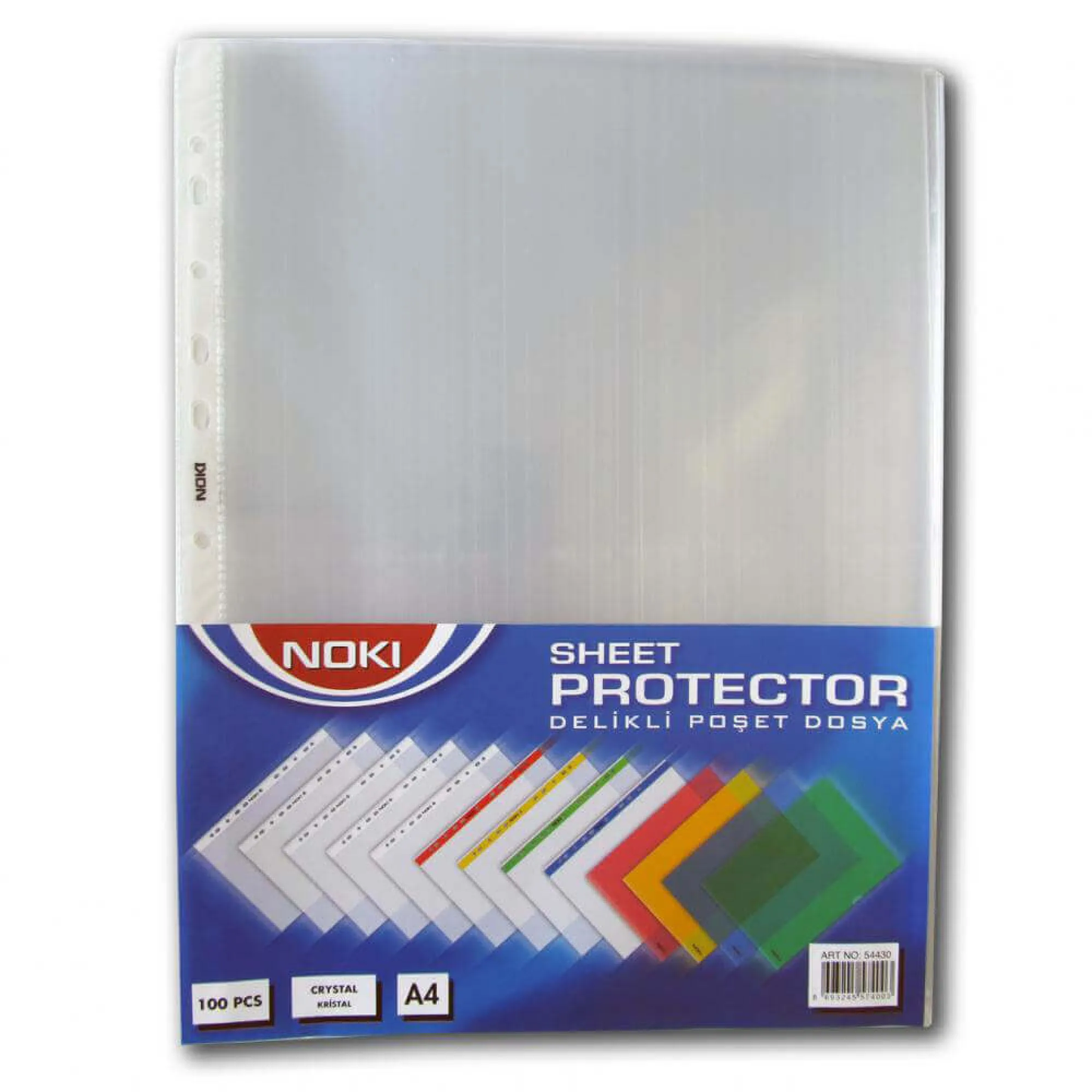 Folie protectie Noki, A4, cristal, 75 microni, 100 buc/set