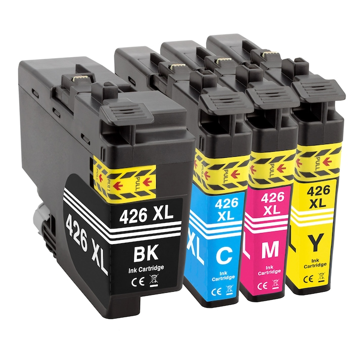 Set 4 Cartuse cerneala compatibil BROTHER, LC426XL, BK/C/M/Y