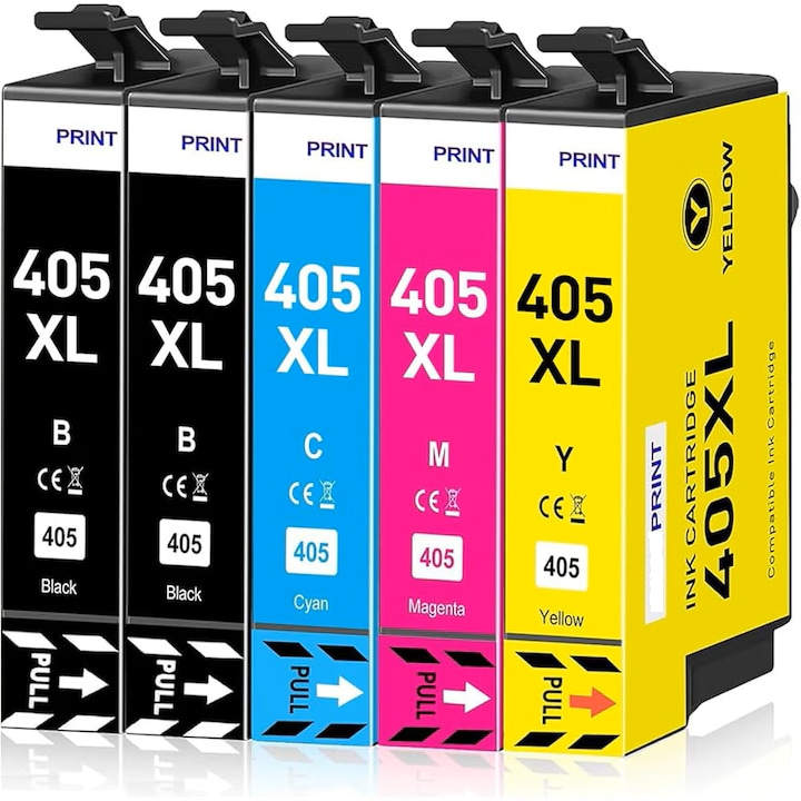 Set 5 cartuse cerneala compatibile EPSON T405XL