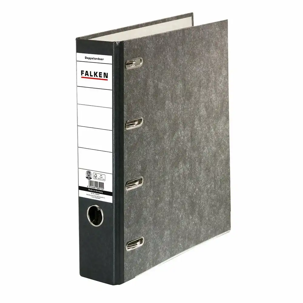 Biblioraft Falken format A4 cu 2 mecanisme, 70 mm, marmorat