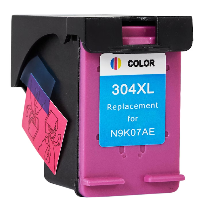 Cartus cerneala compatibil HP 304XL (N9K07AE) tricolor (cyan, magenta, yellow)