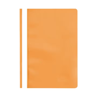 Dosar plastic Noki cu sina si perforatii, 50 buc/set, portocaliu