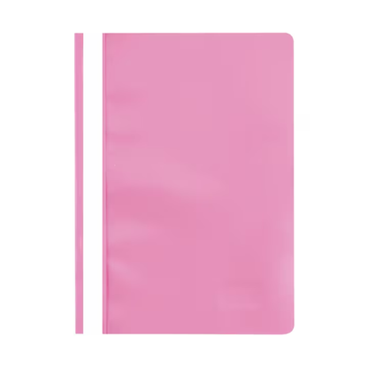 Dosar plastic Noki cu sina si perforatii, 50 buc/set, roz