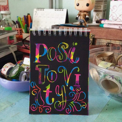 Set 10 planse razuibile, Scratch Paper Note, creion de lemn inclus, albastru