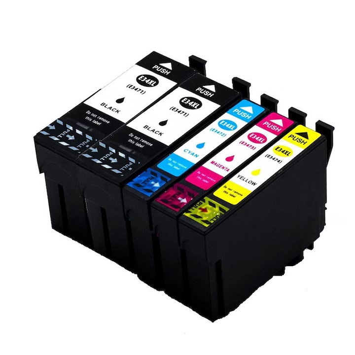 T3471 Set 5 Cartuse compatibile Epson T3471/T3472/T3473/T3474