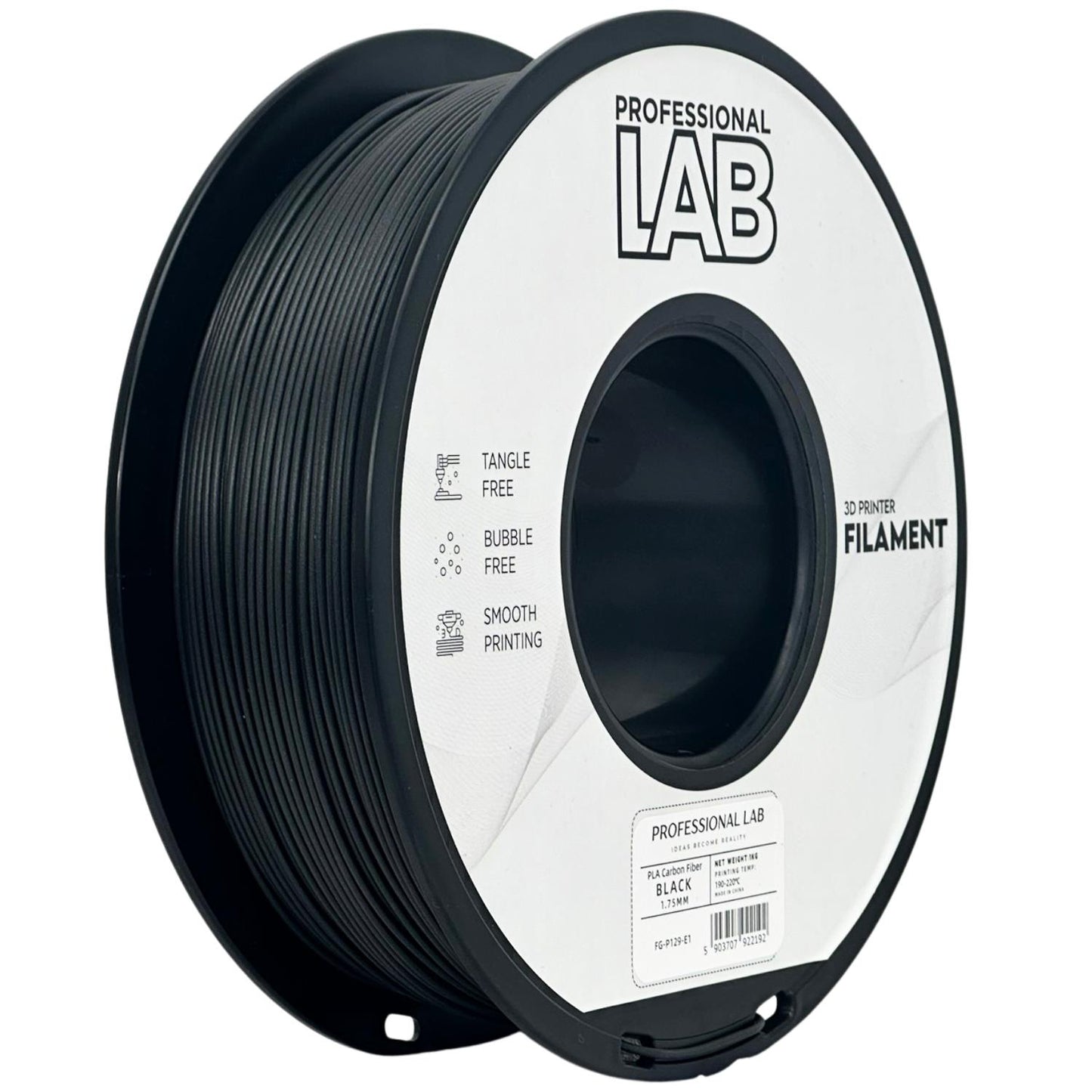 PLA Carbon Fiber Black | Prof. Lab