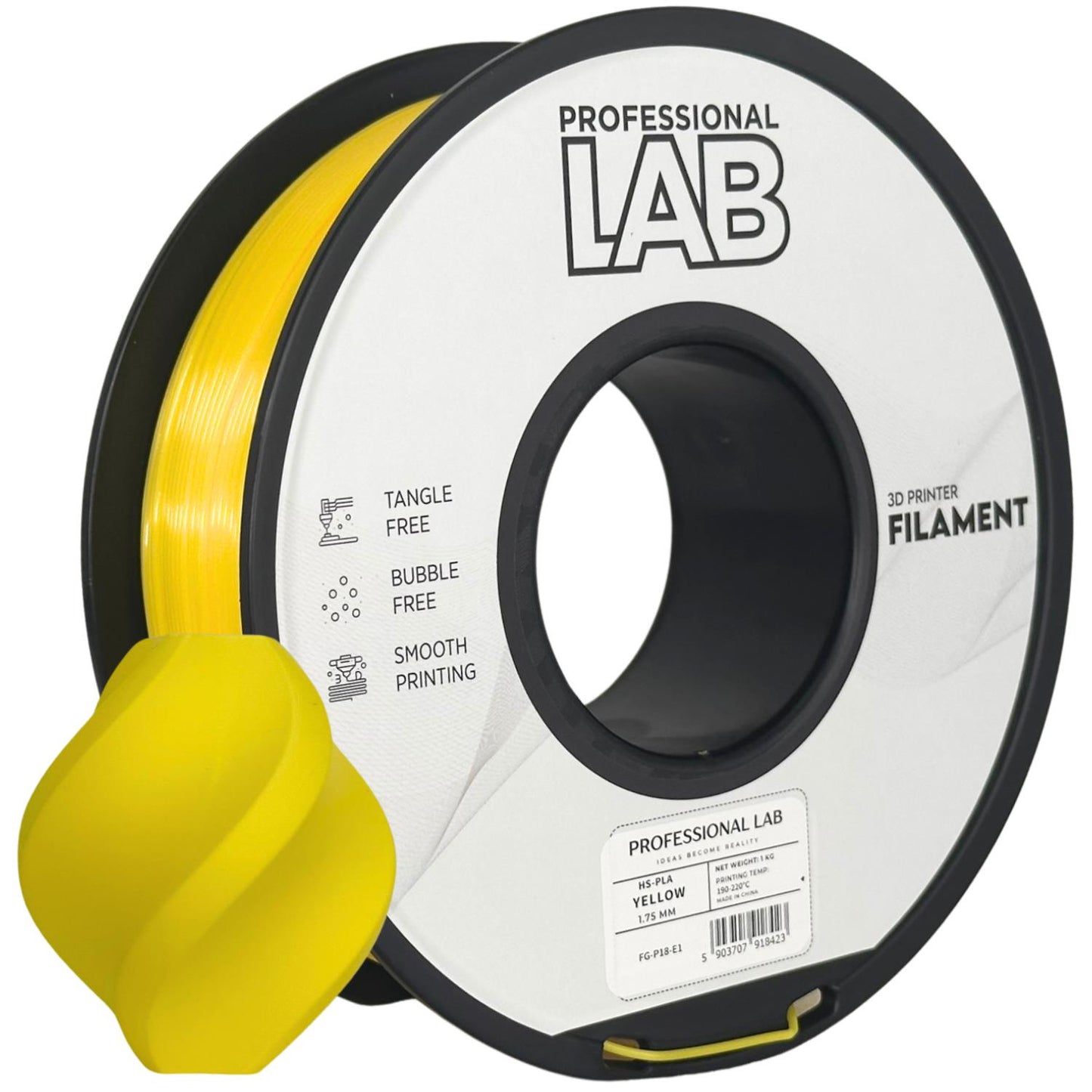 HS-PLA yellow | Prof. Lab