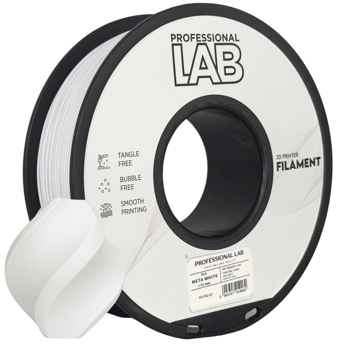 PLA meta white | Prof. Lab