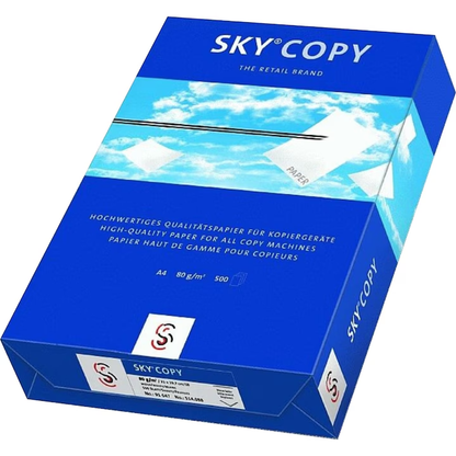 Palet 200 topuri hartie copiator SKY COPY, 80g/mp, 500coli/top, 200 topuri/palet, grad de alb CIE: 146 %