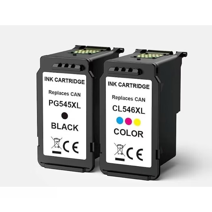 Set 2 Cartuse cerneala compatibil CANON PG-545XL, CL-546XL, 8288B001, 8286B001, Black/Tricolor