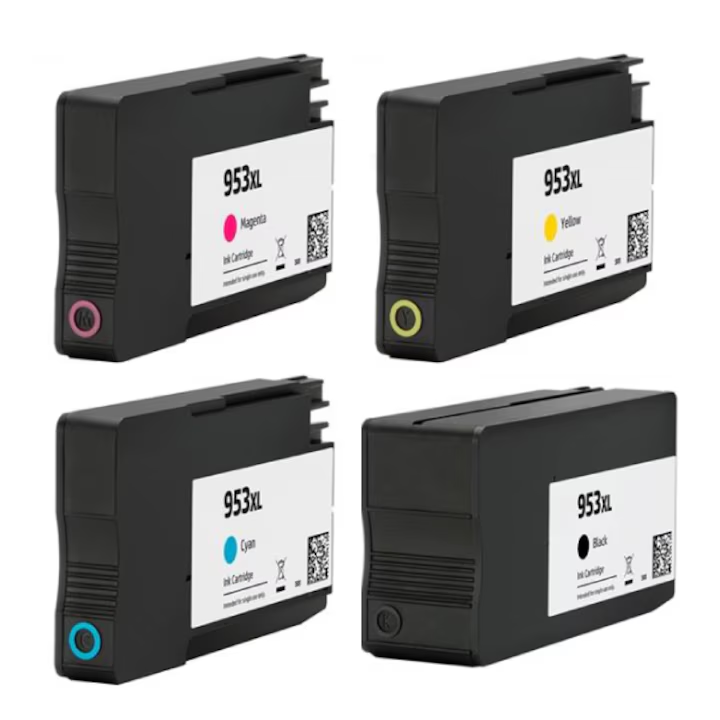 Set 4 buc cartus cerneala compatibil HP, 953XL CMYK