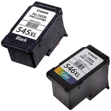 Set 2 Cartuse cerneala original CANON PG-545XL, CL-546XL, Black/Tricolor