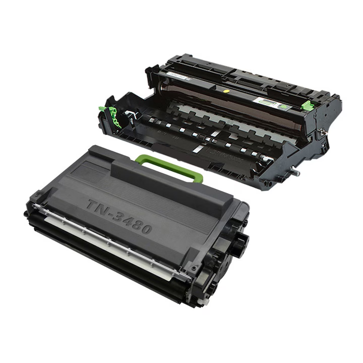 Set Cartus toner + Unitate cilindru compatibil Brother TN-3480 + DR3400, 8000/30000 pagini