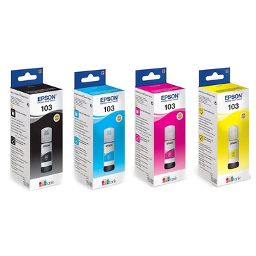 Flacon Cerneală Originală Epson 103 EcoTank, Yellow